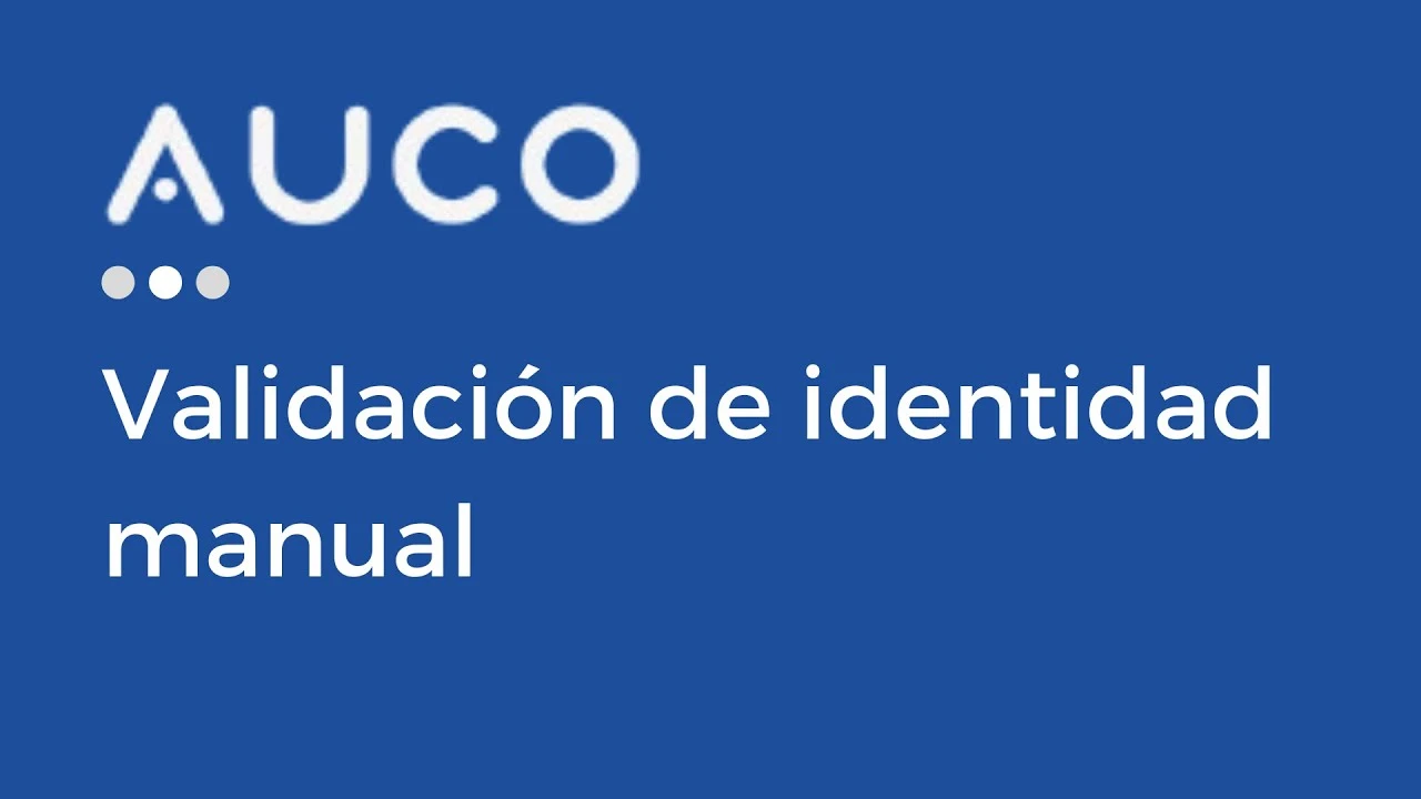 Validación de identidad manual