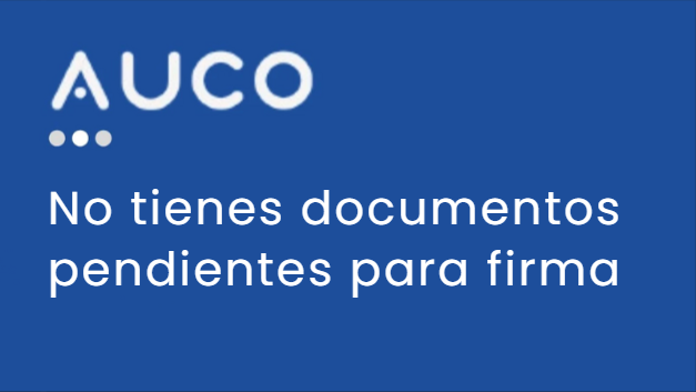 Mensaje: No tienes documentos para firmar
