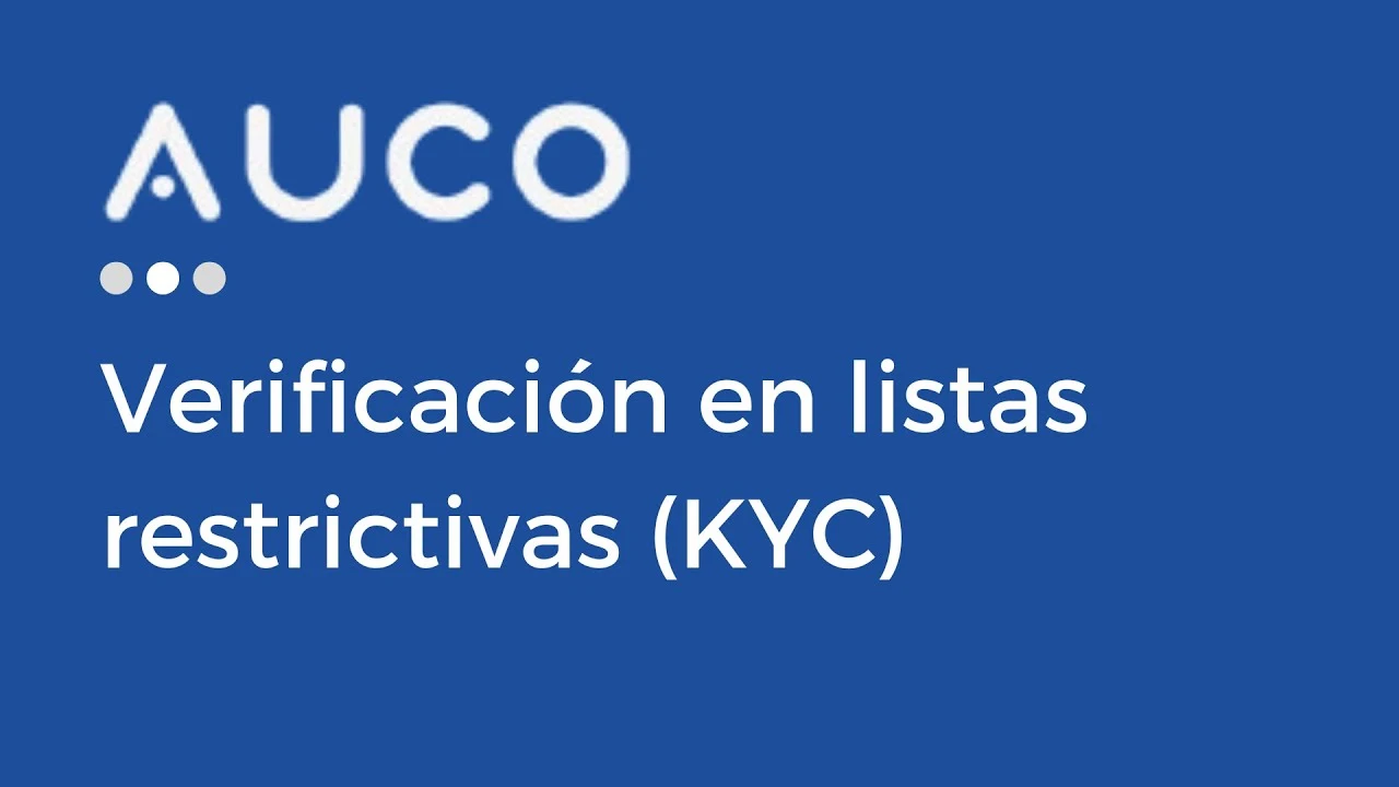 Verificación en listas restrictivas (KYC)